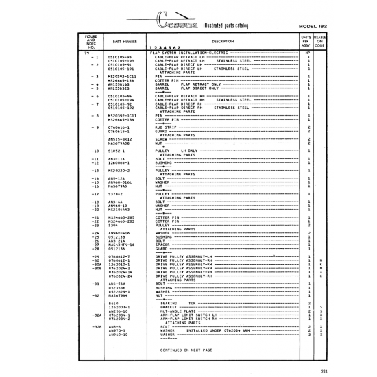 Aviation Part (0510105-93) — Cessna 182 Skylane Aviation Part (0510105-93) — Cessna 182 Skylane