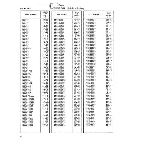 Aviation Part (618-13) — Cessna 182 Skylane Aviation Part (618-13) — Cessna 182 Skylane