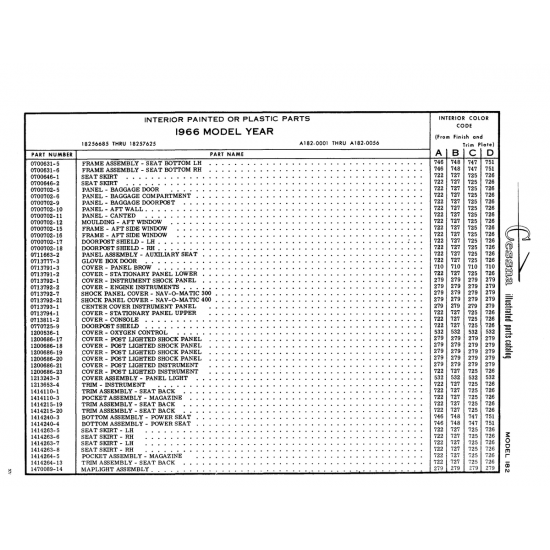 Aviation Part (1414215-20) — Cessna 182 Skylane