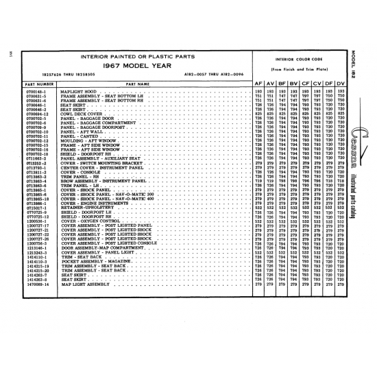 Aviation Part (0713863-2) — Cessna 182 Skylane Aviation Part (0713863-2) — Cessna 182 Skylane