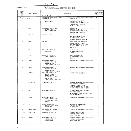 Aviation Part (Sl078-3) — Cessna 182 Skylane Aviation Part (Sl078-3) — Cessna 182 Skylane