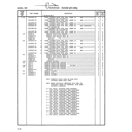 Aviation Part (0722015-55) — Cessna 182 Skylane Aviation Part (0722015-55) — Cessna 182 Skylane
