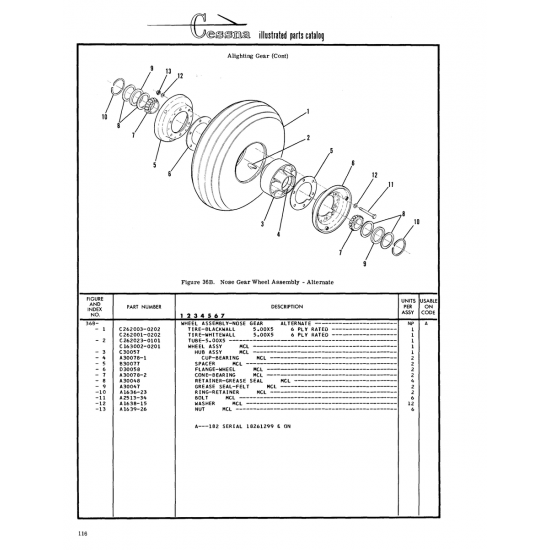 Aviation Part (C30057) — Cessna 182 Skylane Aviation Part (C30057) — Cessna 182 Skylane