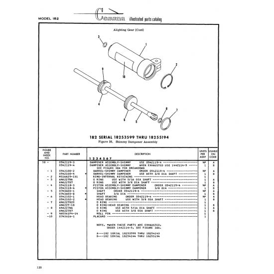 Aviation Part (0743603-1) — Cessna 182 Skylane