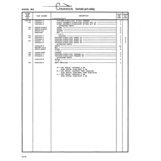 Screw (AN509-4l6Rl2) — Cessna 182 Skylane