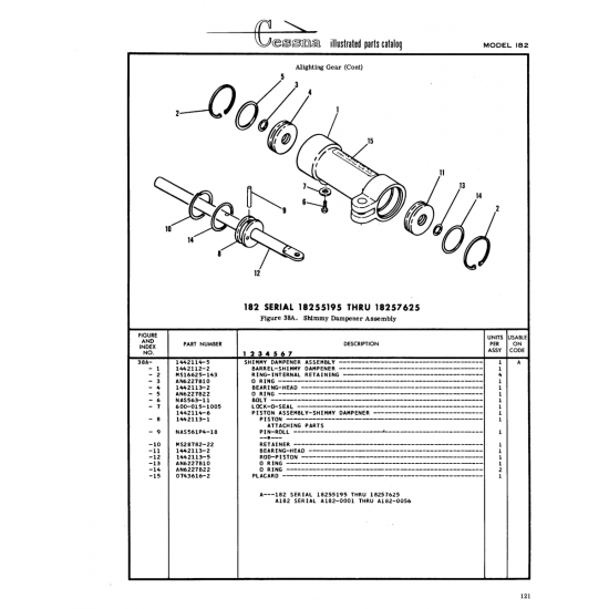 Aircraft Bolt (AN6227Bl0) — Cessna 182 Skylane Aircraft Bolt (AN6227Bl0) — Cessna 182 Skylane