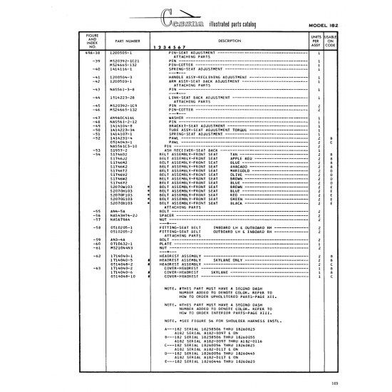 Aviation Part (Sl746V2) — Cessna 182 Skylane Aviation Part (Sl746V2) — Cessna 182 Skylane