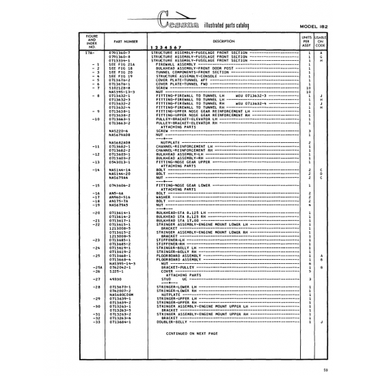 Precision Aircraft Fastener (NAS144-20) — Cessna 182 Skylane Precision Aircraft Fastener (NAS144-20) — Cessna 182 Skylane