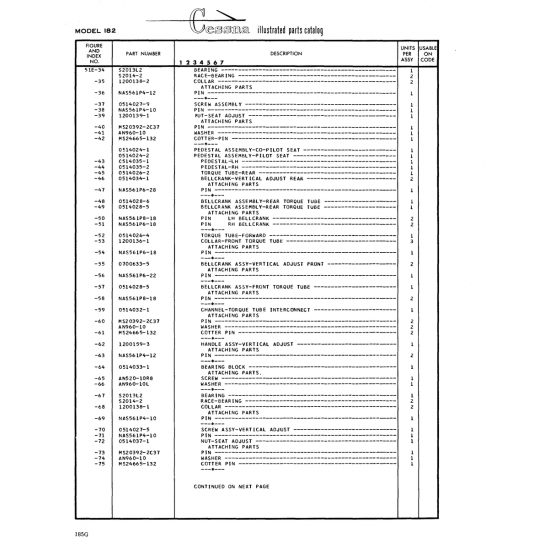 Precision Aircraft Fastener (NAS56lP6-l8) — Cessna 182 Skylane Precision Aircraft Fastener (NAS56lP6-l8) — Cessna 182 Skylane