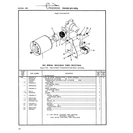 Aviation Part (0160683-1) — Cessna 182 Skylane Aviation Part (0160683-1) — Cessna 182 Skylane