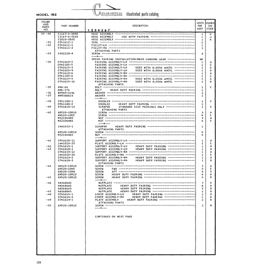 Aviation Part (0741615-10) — Cessna 182 Skylane Aviation Part (0741615-10) — Cessna 182 Skylane