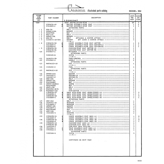 Aviation Part (0100678-51) — Cessna 182 Skylane