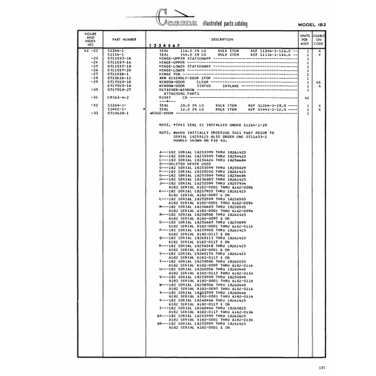 Aviation Part (Sl346-l) — Cessna 182 Skylane Aviation Part (Sl346-l) — Cessna 182 Skylane