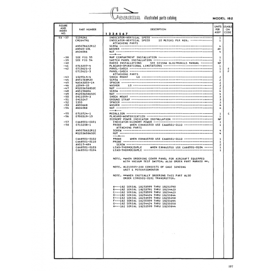 Screw (AN515B6R6) — Cessna 182 Skylane