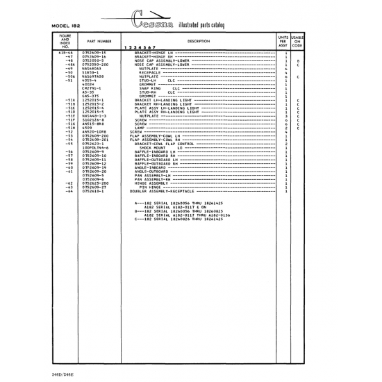 Precision Aircraft Fastener (NAS448-l-3) — Cessna 182 Skylane Precision Aircraft Fastener (NAS448-l-3) — Cessna 182 Skylane