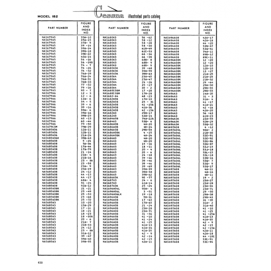 Precision Aircraft Fastener (NAS6B7A3) — Cessna 182 Skylane