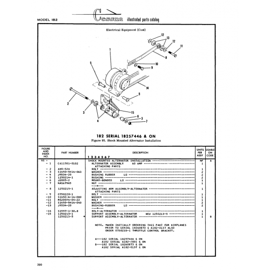 Aviation Part (Sl450-5Hl4-063) — Cessna 182 Skylane Aviation Part (Sl450-5Hl4-063) — Cessna 182 Skylane