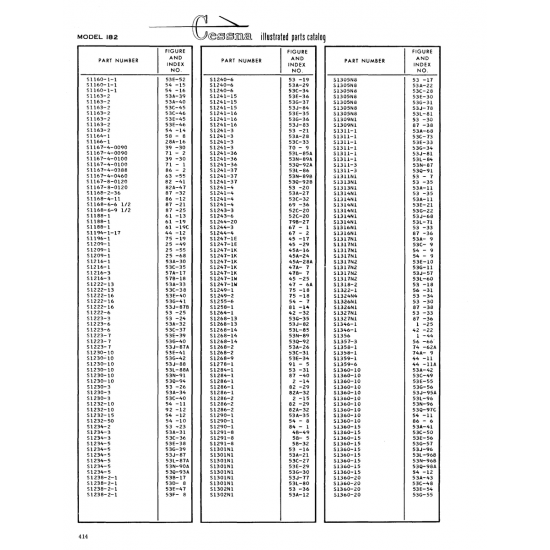 Aviation Part (Sl209-1) — Cessna 182 Skylane Aviation Part (Sl209-1) — Cessna 182 Skylane