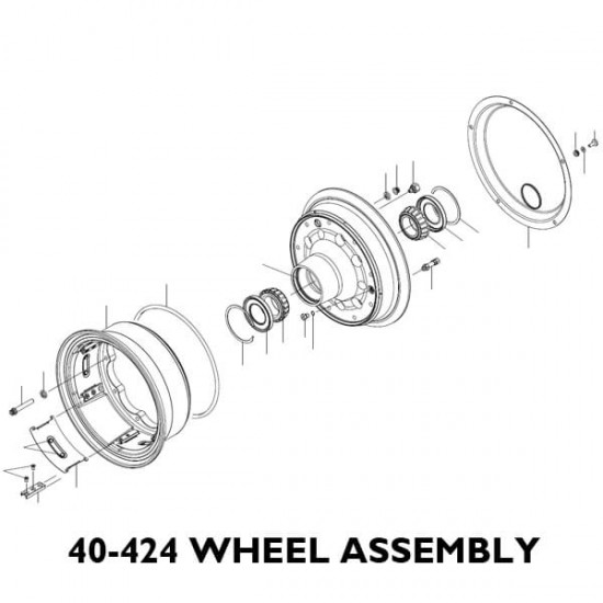 Cleveland 40-424 Main Wheel Assembly 40-424